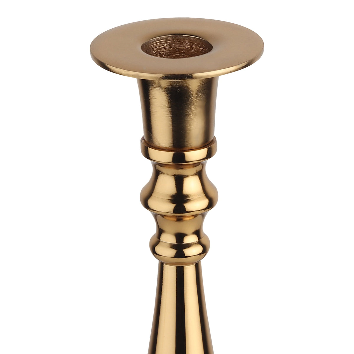 Valora Gold Candle Holder Small M.M.I. OVERSEAS