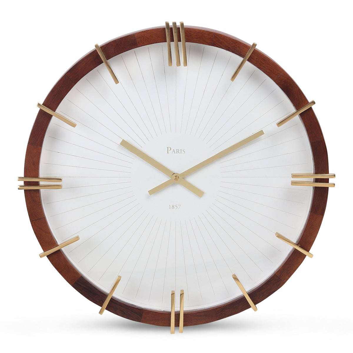 Eclipta Gold Wall Clock M.M.I. OVERSEAS