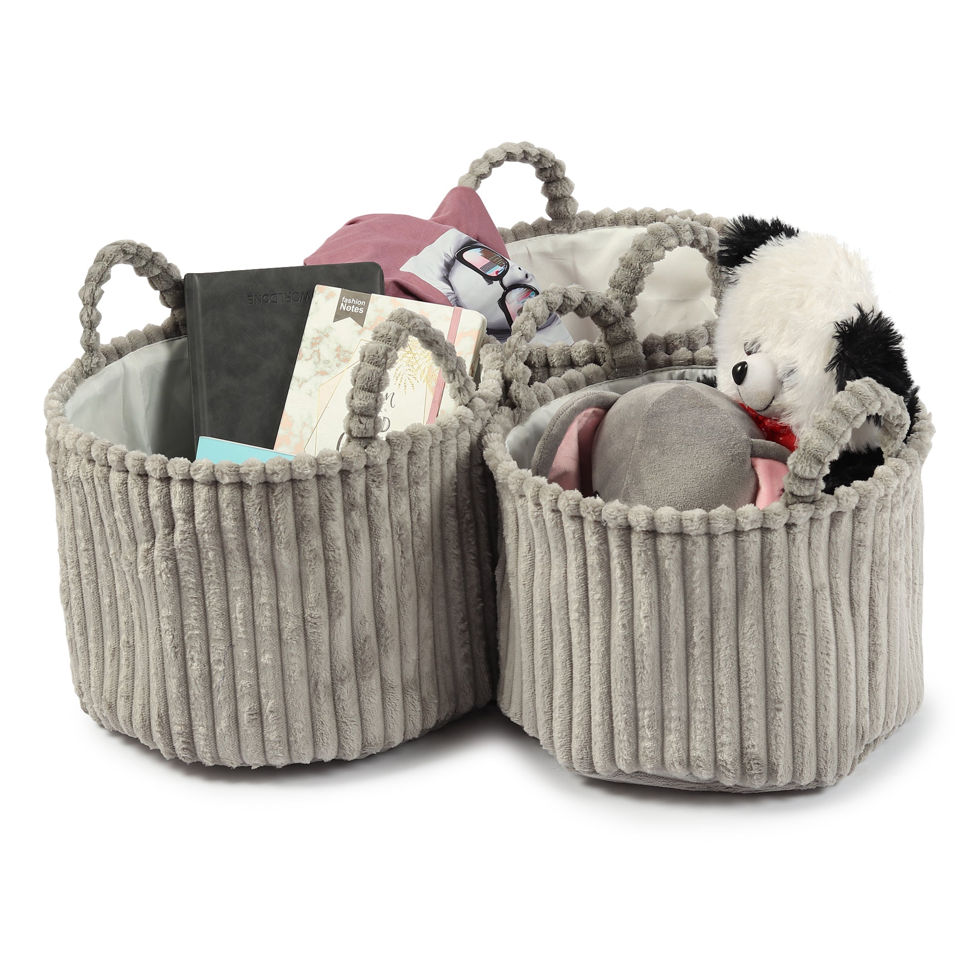 Leni Ivory Basket set of 3 - OUCHCART
