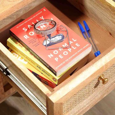 Joury Rattan Study Table - Ouch Cart