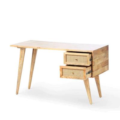Joury Rattan Study Table - Ouch Cart