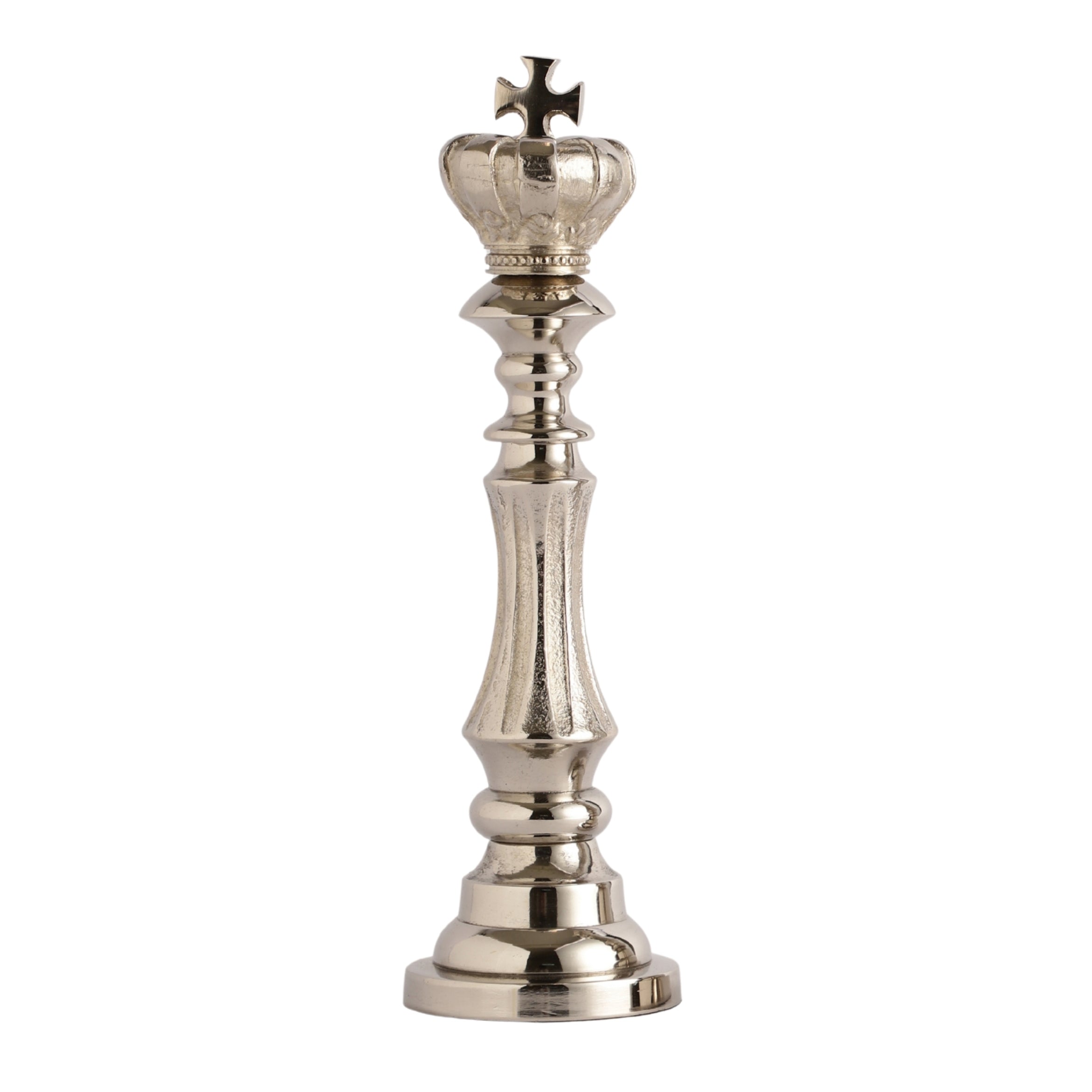 Victoris Silver Set of King and Queen Chess