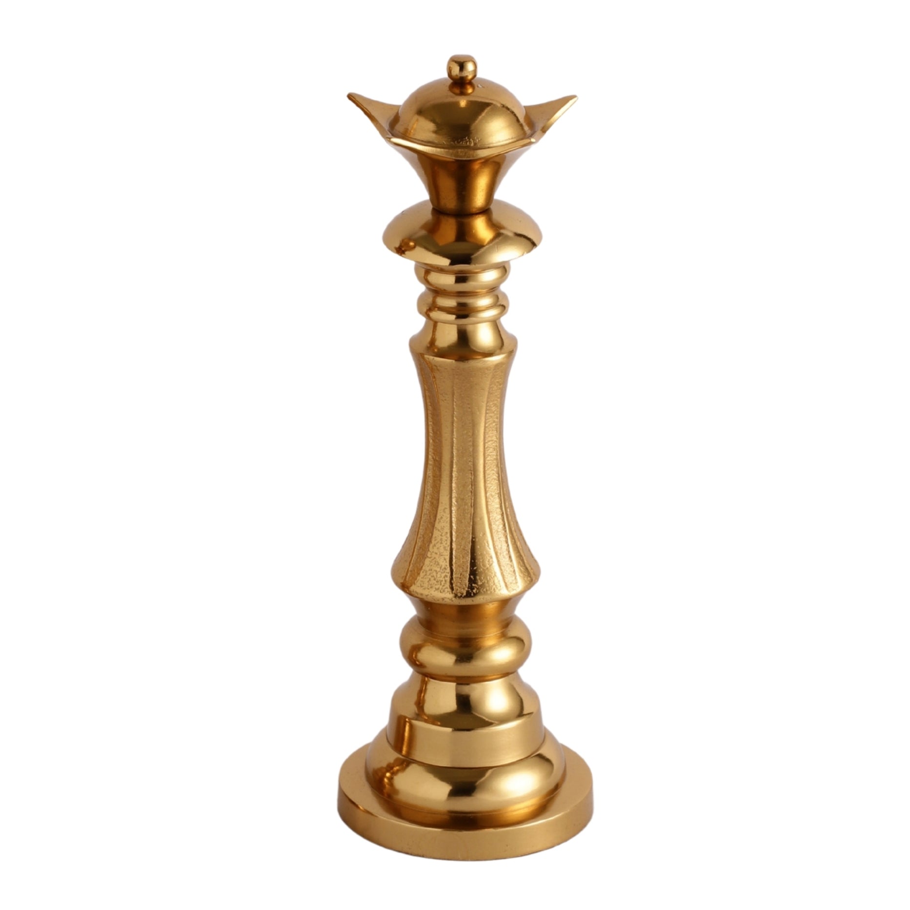 Victoris Gold Set of King and Queen Chess - OUCHCART | Chess