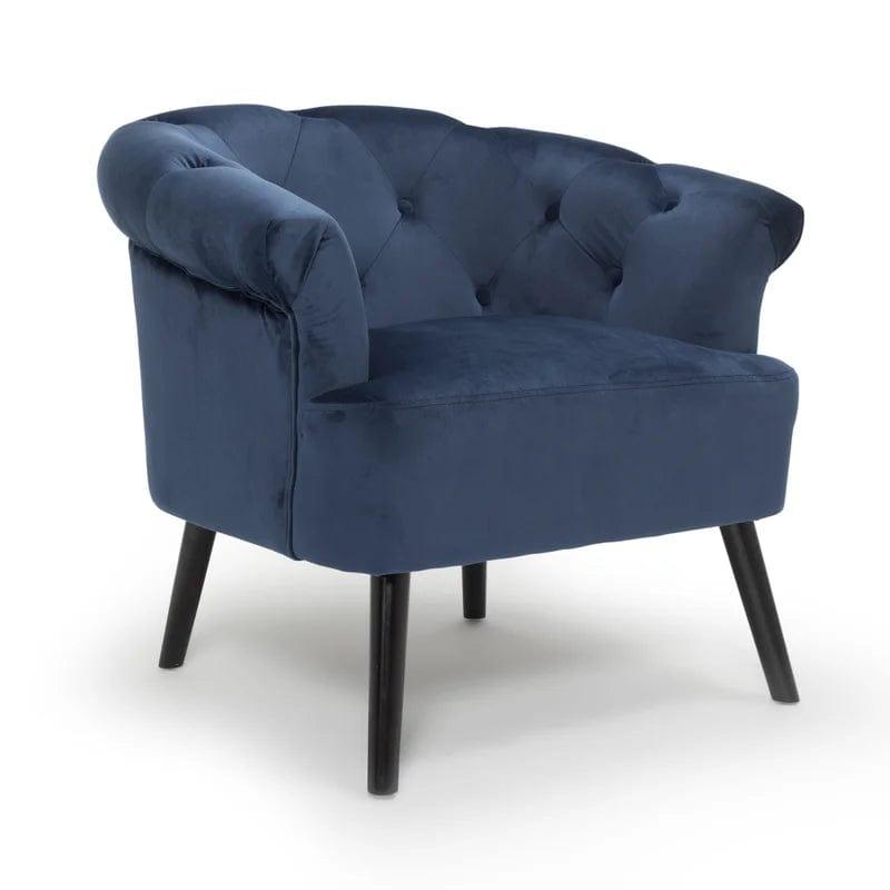 Isaacs Upholstered Chesterfield Chair - Ouch Cart