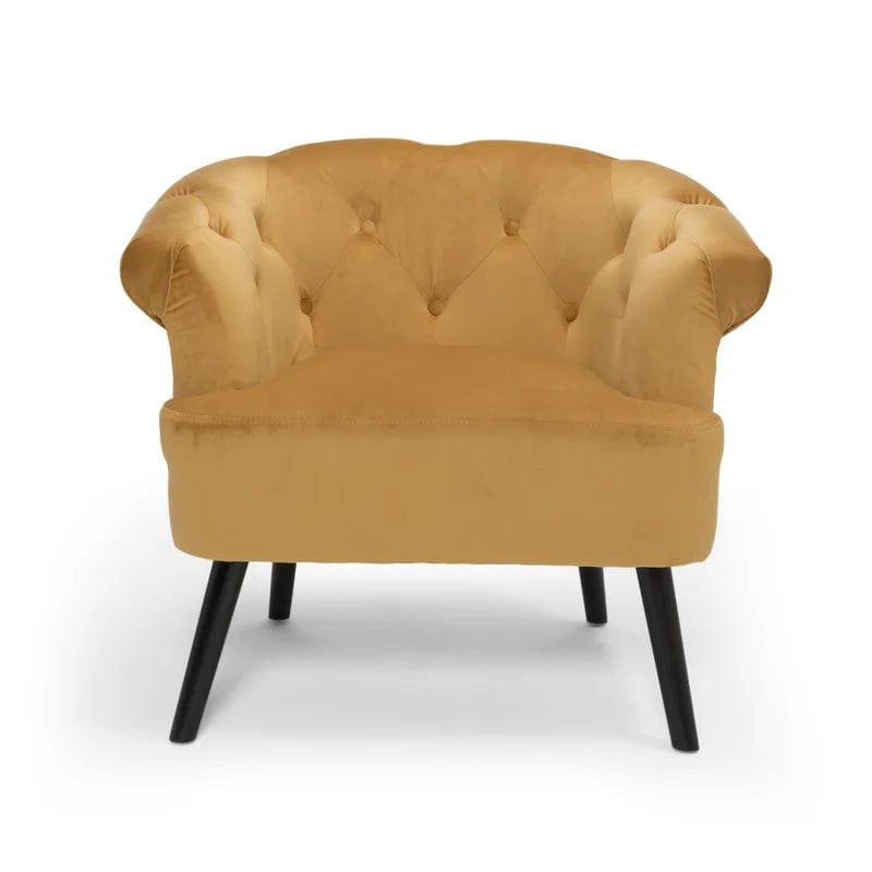 Isaacs Upholstered Chesterfield Chair - Ouch Cart | Armchair