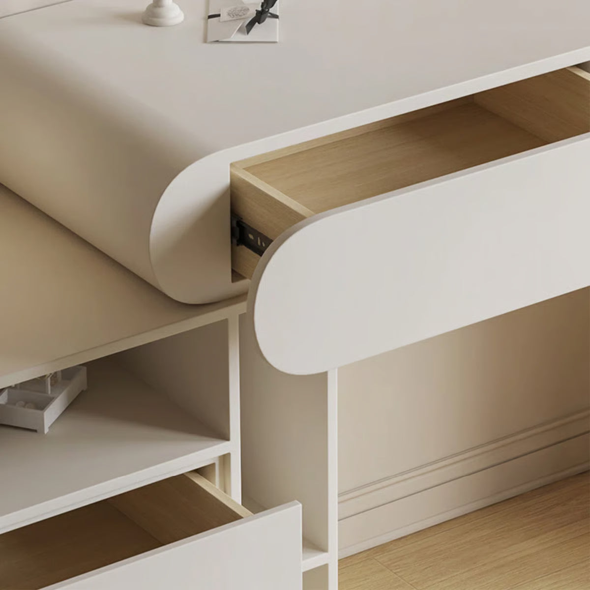Elegant Isaian Vanity Desk –  Ample Storage Space