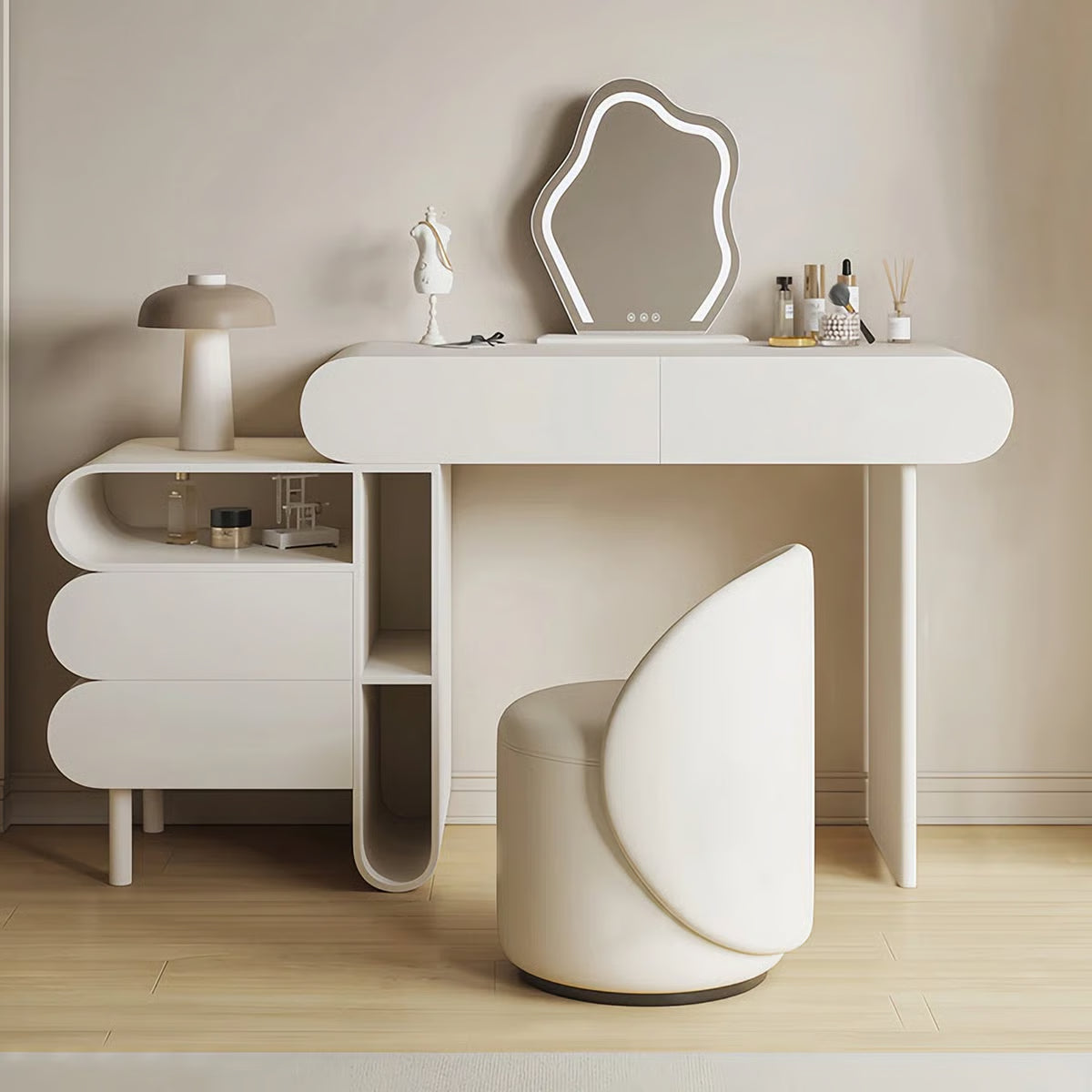 Elegant Isaian Vanity Desk – Ample Storage Space-OUCH CART |Dressing table