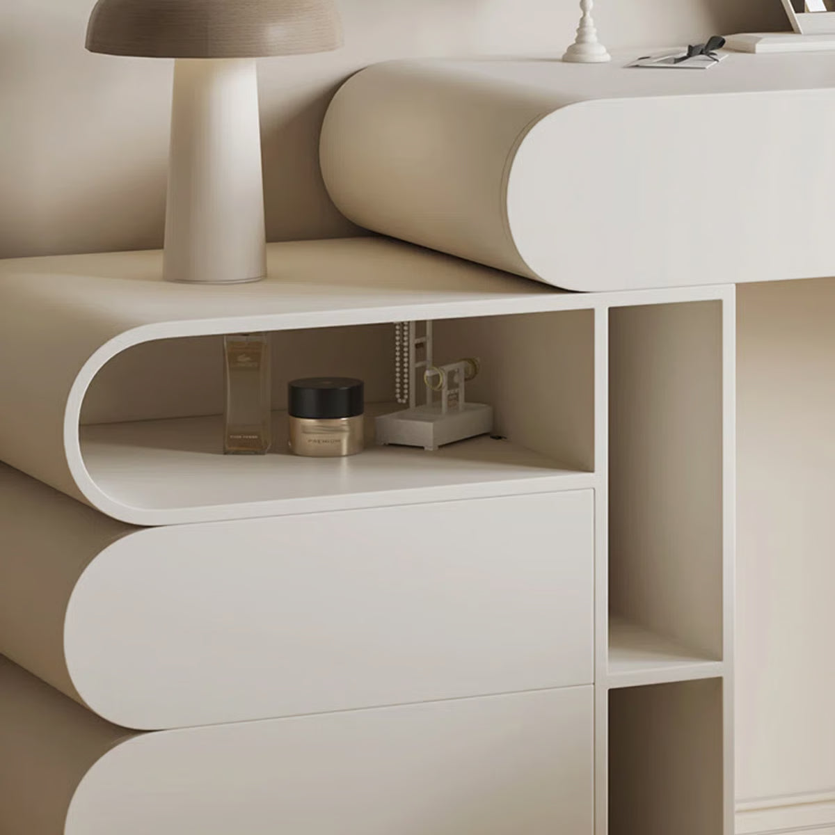 Elegant Isaian Vanity Desk –  Ample Storage Space
