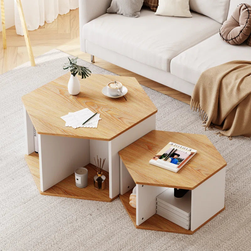 Beautiful Design Coffee Table Set Of 2 OUCH CART