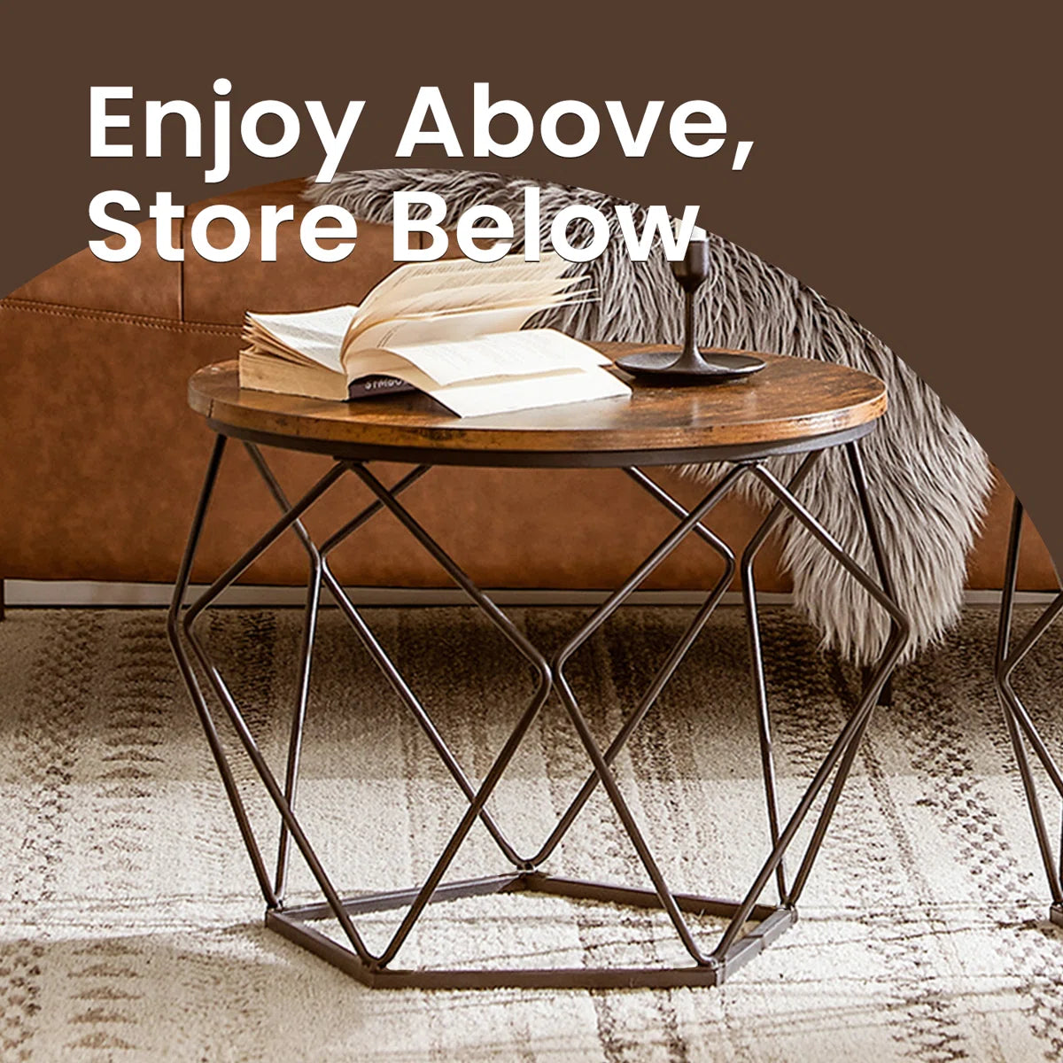 Keema Frame 2 Piece Bunching Coffee Table Sets