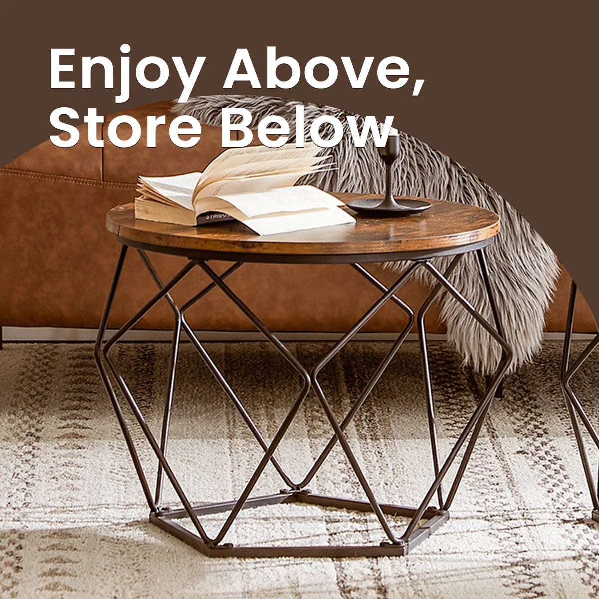 Keema Frame 2 Piece Bunching Coffee Table Sets