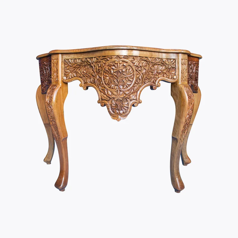 Yahya 116cm Solid Wood Console Table Ouch Cart