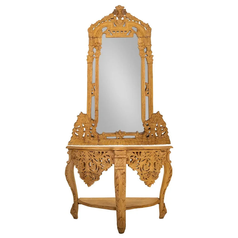Sho Dressing Table with Mirror Ouch Cart
