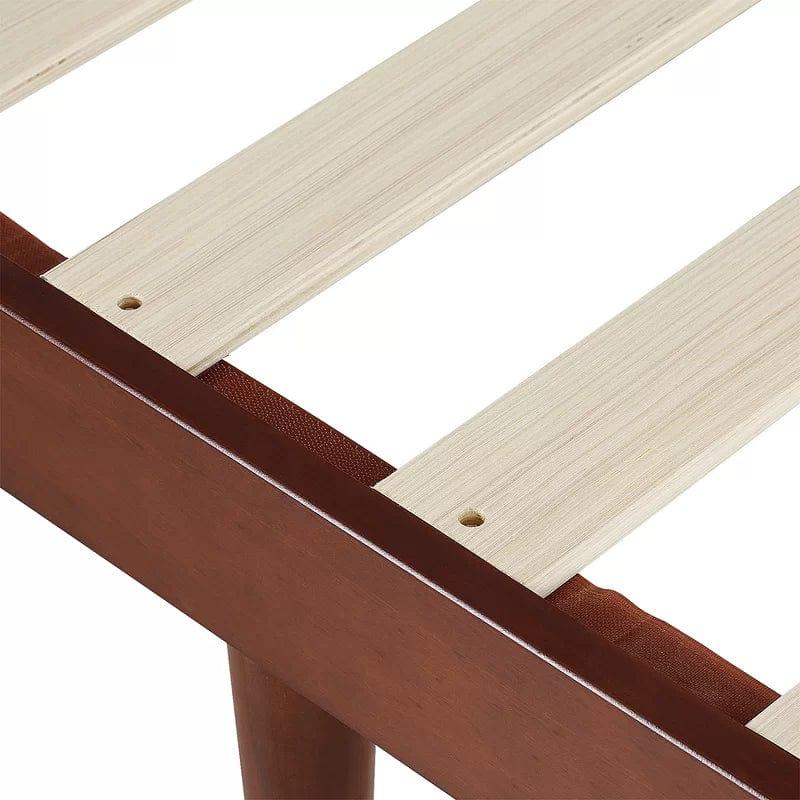 Kiesel Solid Wood Bed Frame with Headboard - Ouch Cart