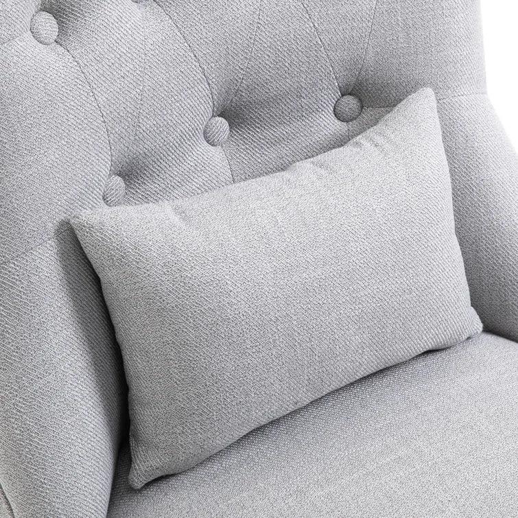 Kiyohisa Wide Tufted Lounge Chair - Ouch Cart