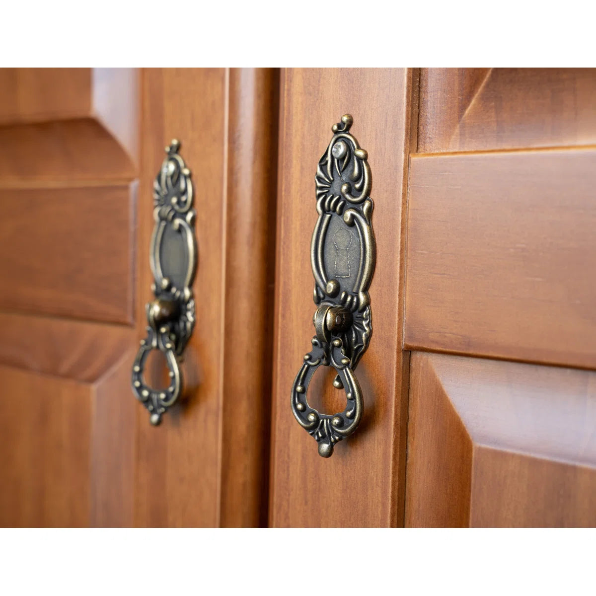 Kyle Bedroom 3-Door Solid Wood Armoire Wardrobe-OUCH CART | Wardrobe