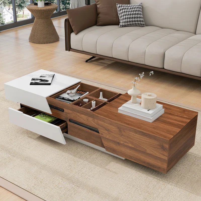 Sliding Top Coffee Table with Storage,living room table,Cocktail table OUCH CART