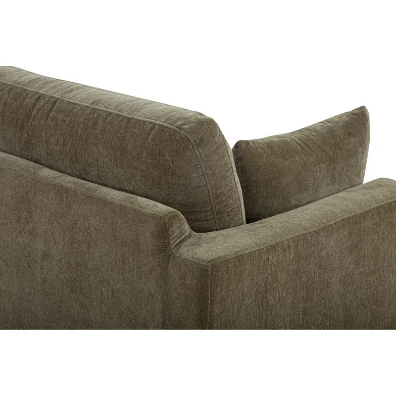 Mid-Century Modern Performance Fabric Sofa – Muted Tone Finish