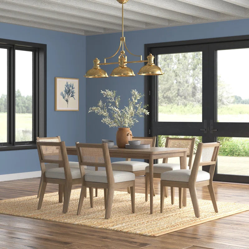 Rectangular 36'' L x 66'' W Dining Set Ouch Cart