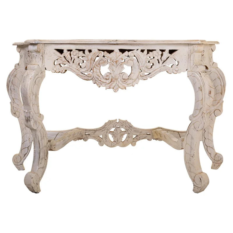 Misaki Solid Wood Console Table Ouch Cart