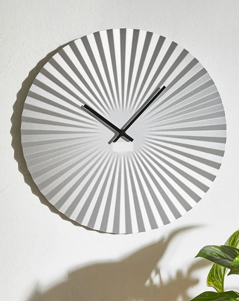 Circle White Wall Clock