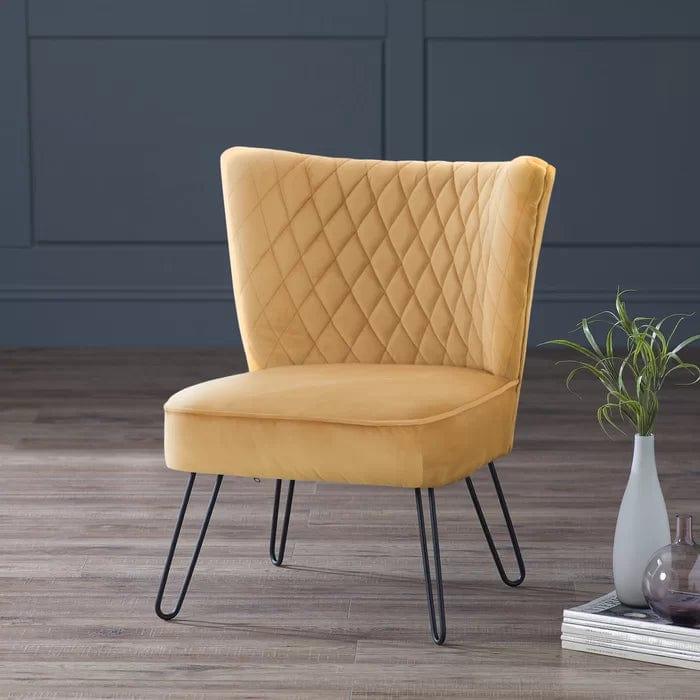 Liesel Upholstered Slipper Chair - Ouch Cart