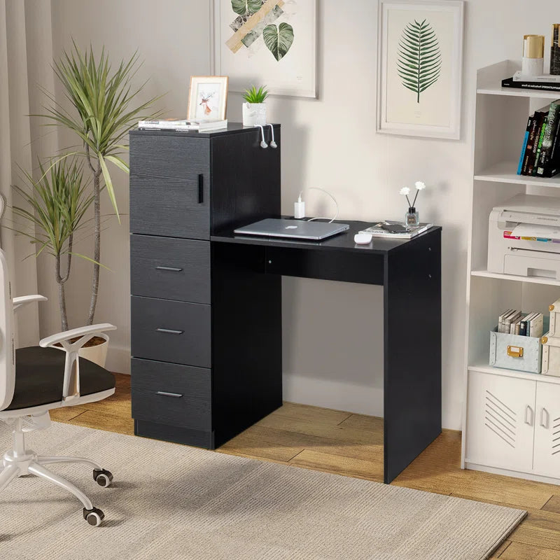 "Modern Computer Desk: Stylish, Functional, and Space-Saving" ouch cart