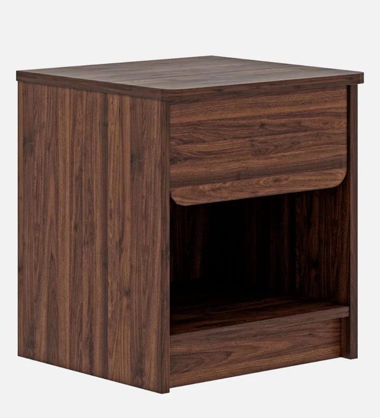 Bedside Table In Columbian Walnut Colour - Ouch Cart