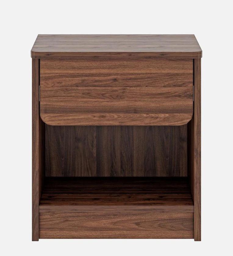 Bedside Table In Columbian Walnut Colour - Ouch Cart