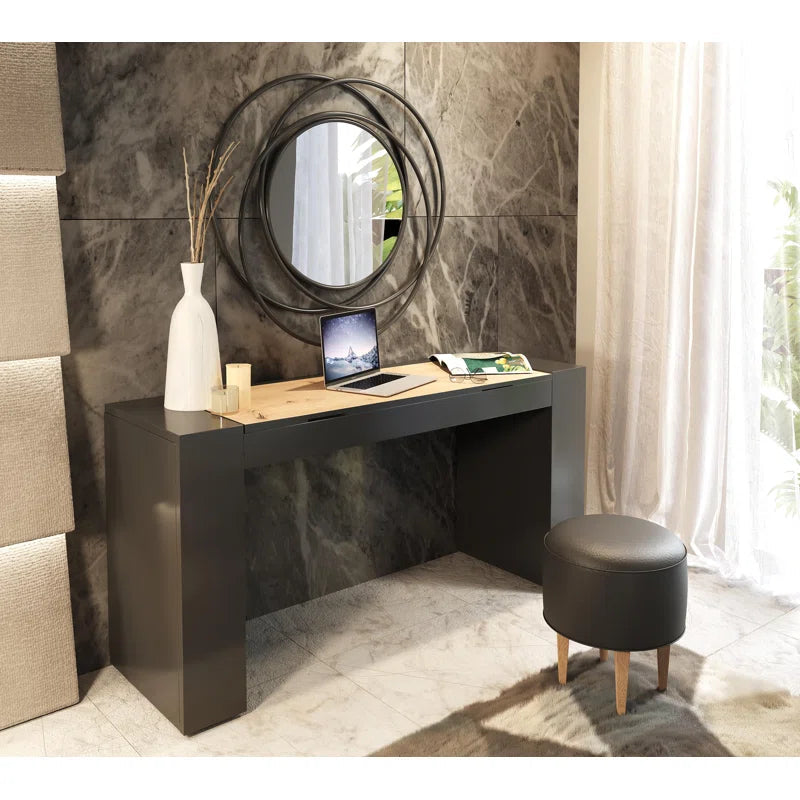 Kaito Dressing Table with Mirror Ouch Cart