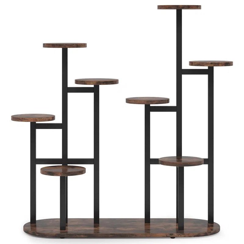 Tribesigns Multi-Tier Plant Stand | 9 Shelves for Indoor & Outdoor Use