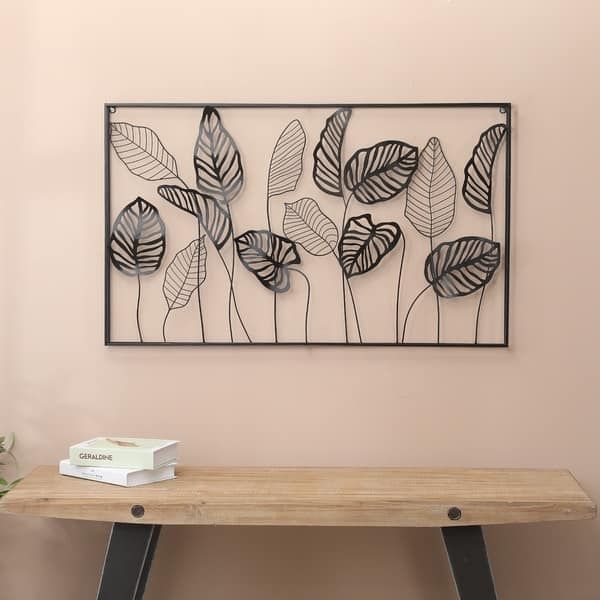 BLACK EACHING WALL ART