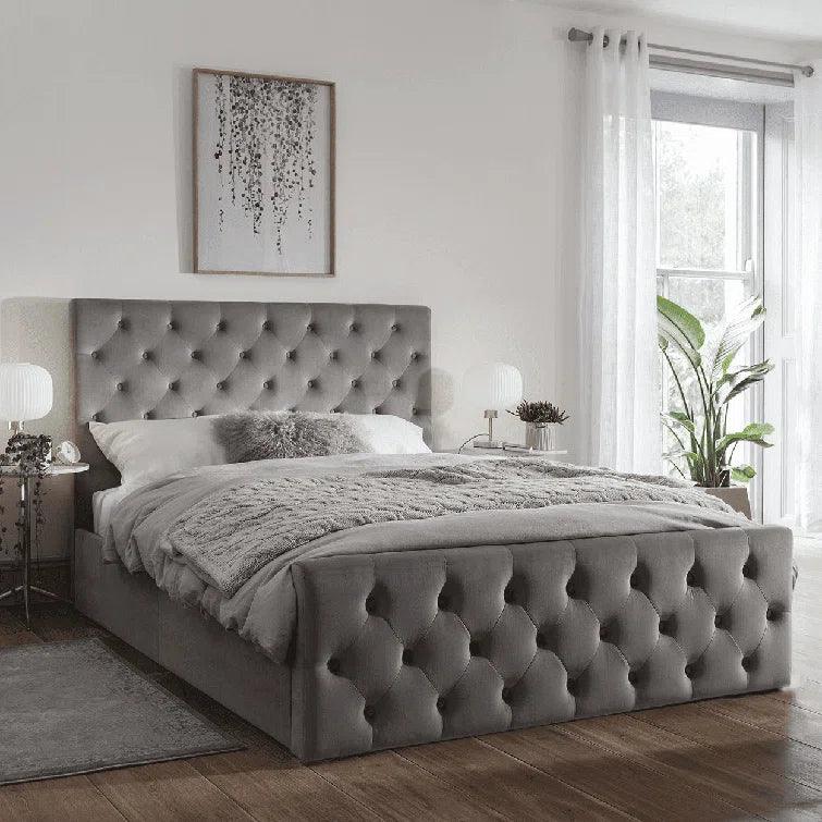 Mikayla Upholstered Bed Frame - Ouch Cart