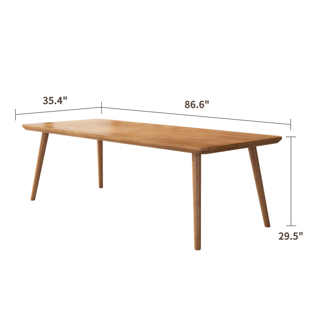 Minimalist Rectangular Pine Wood Conference Tables OUCH CART