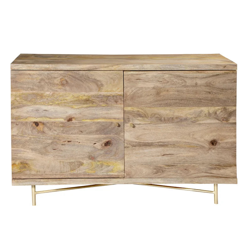 Cali Solid Wood Sideboard Ouch Cart