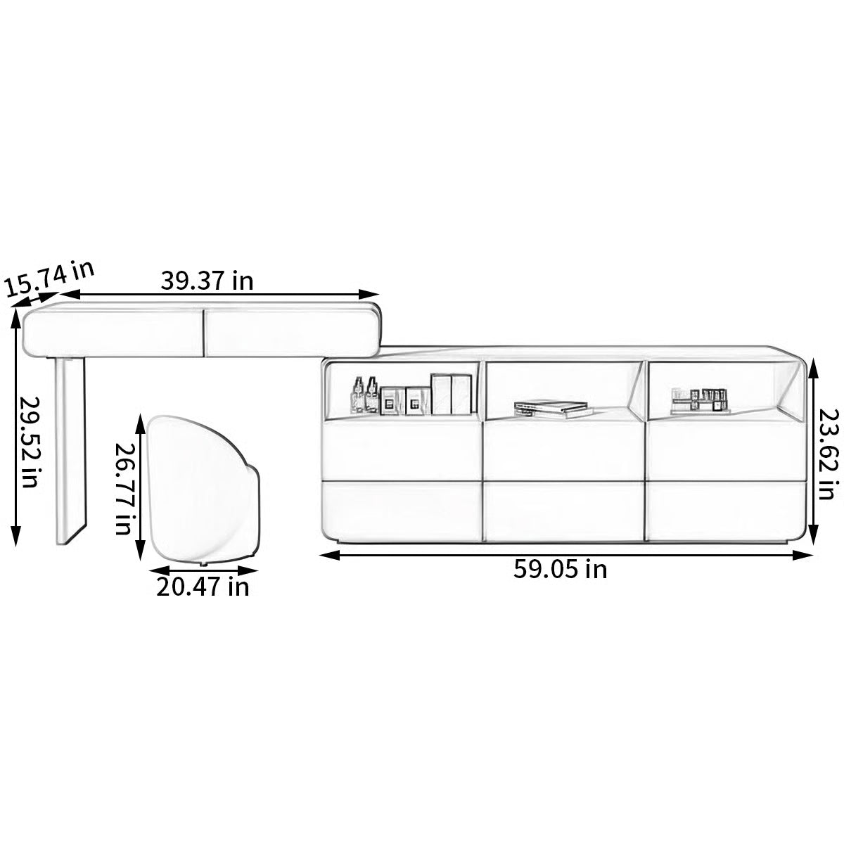 Elegant Modern Solid Wood Dresser – Light Luxury Bedroom Storage