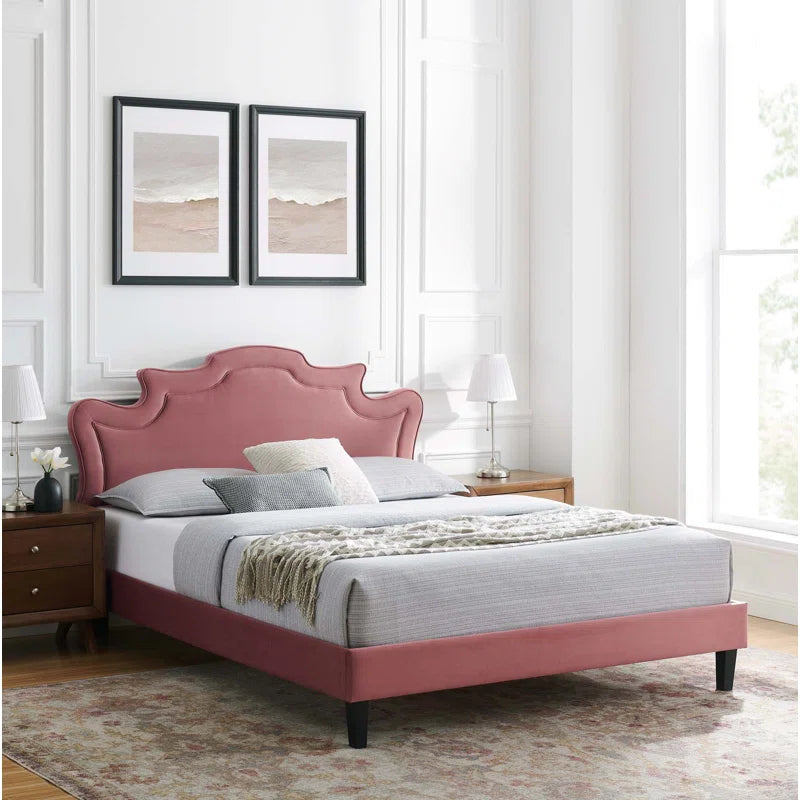 Modway Neena Performance Velvet Bed OUCH CART
