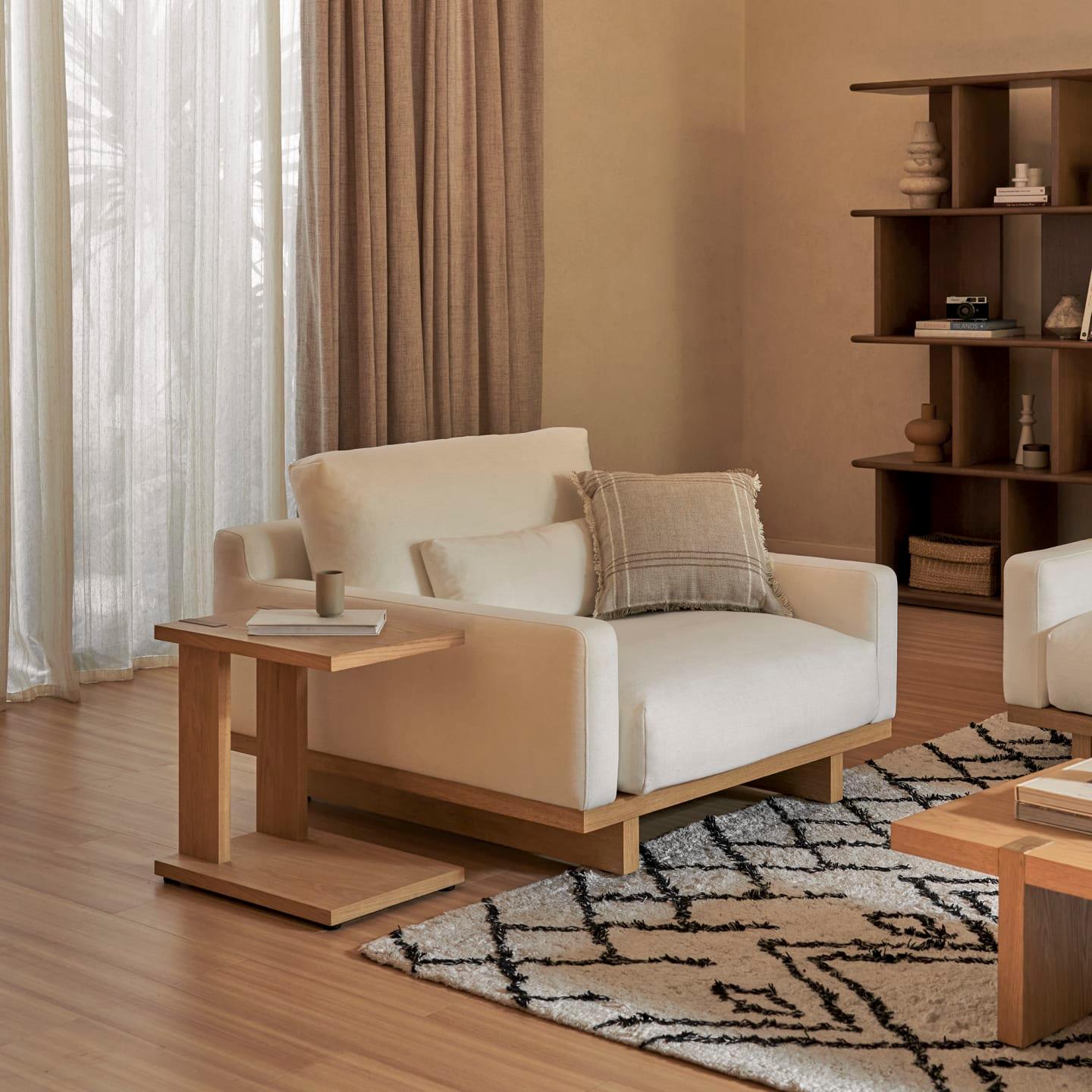 Engineered Wood Mori C Side Table - Ouch Cart