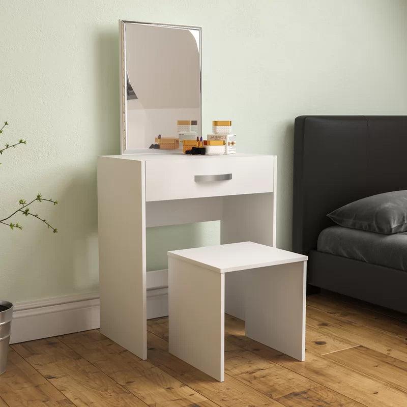 Layla Dressing Table with Mirror - Ouch Cart