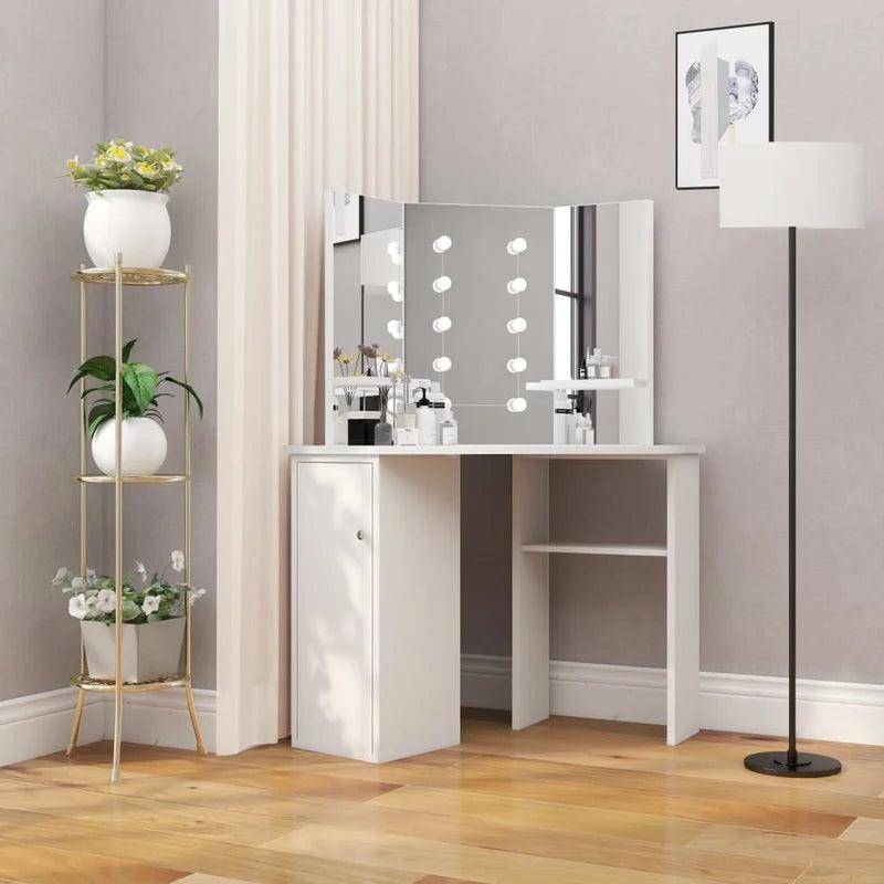 Daniela Dressing Table with Mirror - Ouch Cart