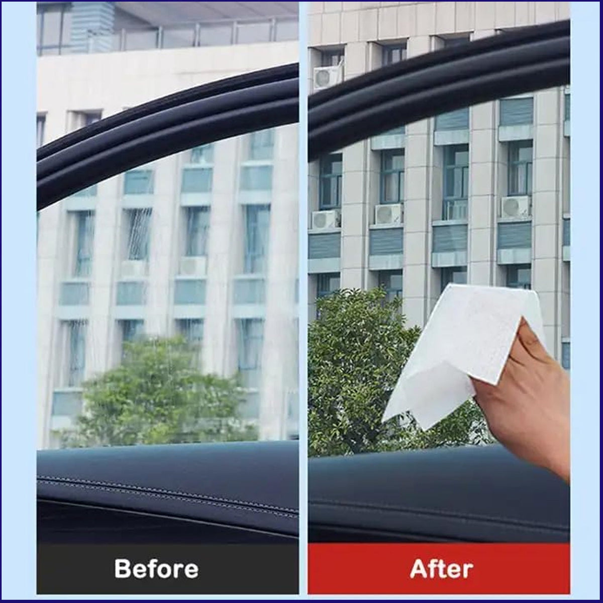 Car Dashboard Scratch Remover Tissue (80 Pcs Set) Wukusy