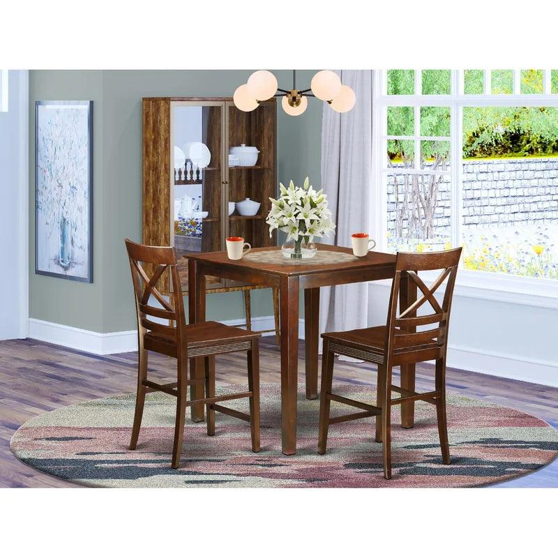 Solid Wood Dining Set - Ouch Cart