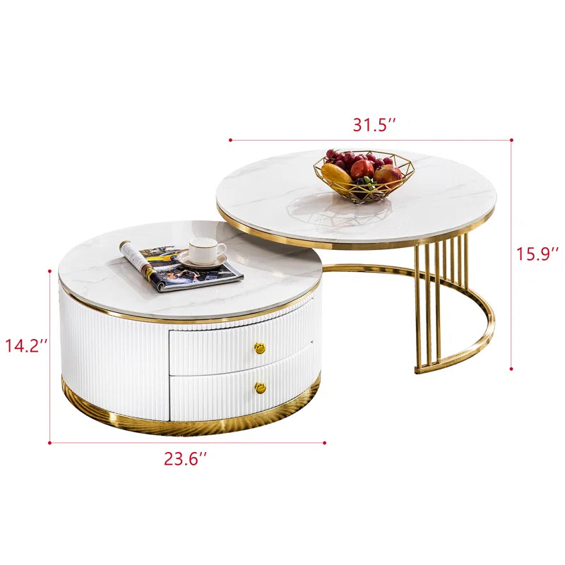 Living Room Table Set Of 2 OUCH CART