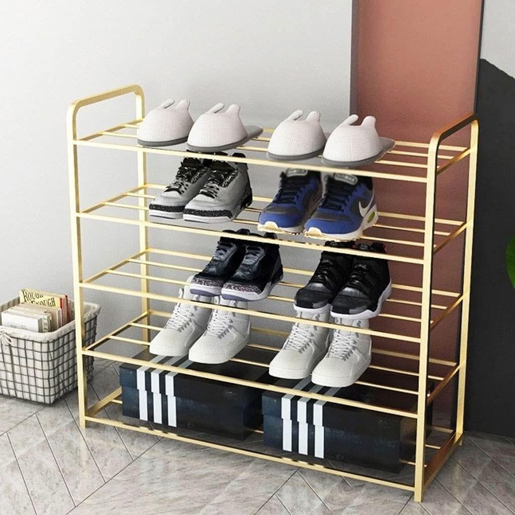 MODERN 5 -Tier Metal Shoe Rack. - Ouch Cart
