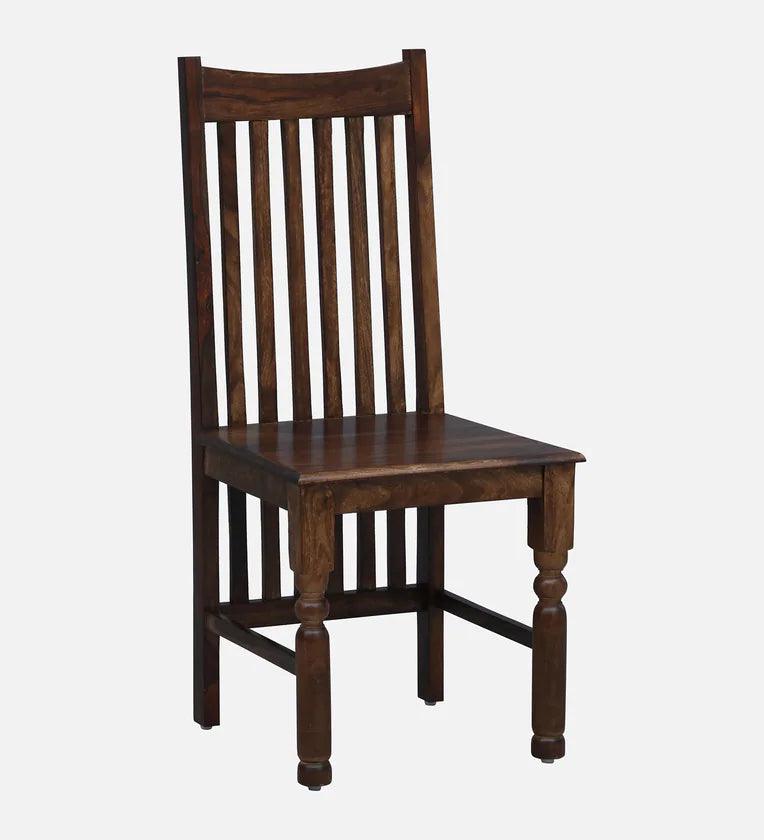 Sheesham Wood 4 Seater Dining Set In Provincial Teak Finish - Ouch Cart