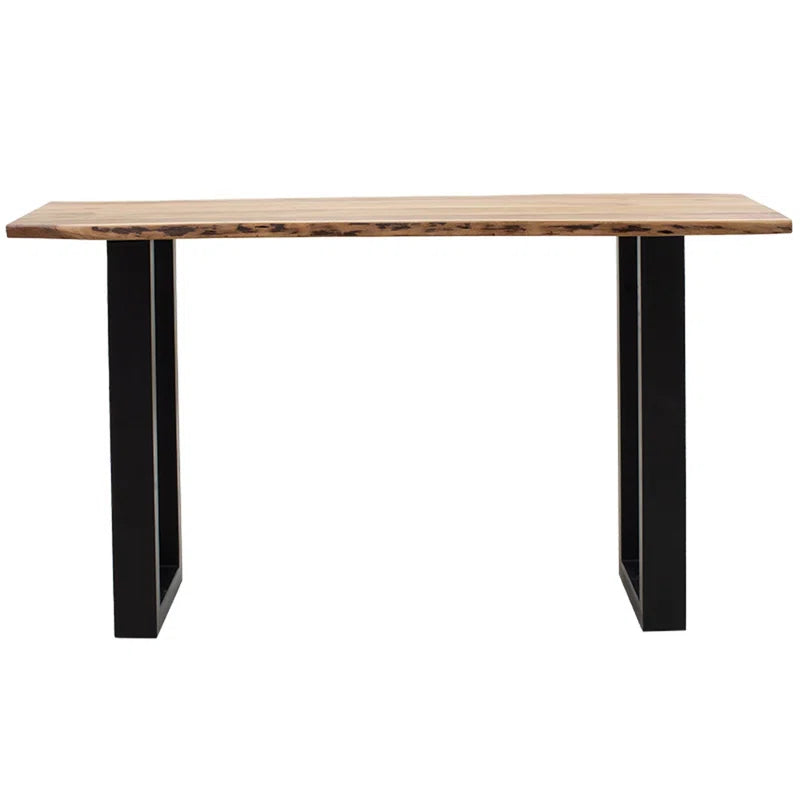 Lenna Solid Wood Top Console Table Ouch Cart