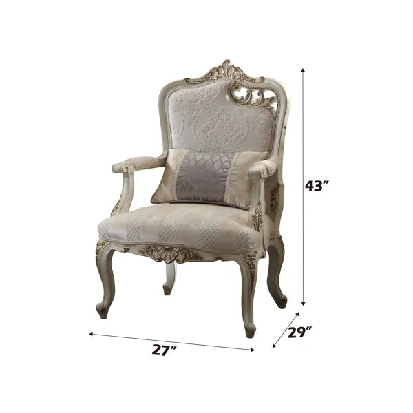 Ouch Cart Picardy Traditional Accent Chair with Cabriole Legs