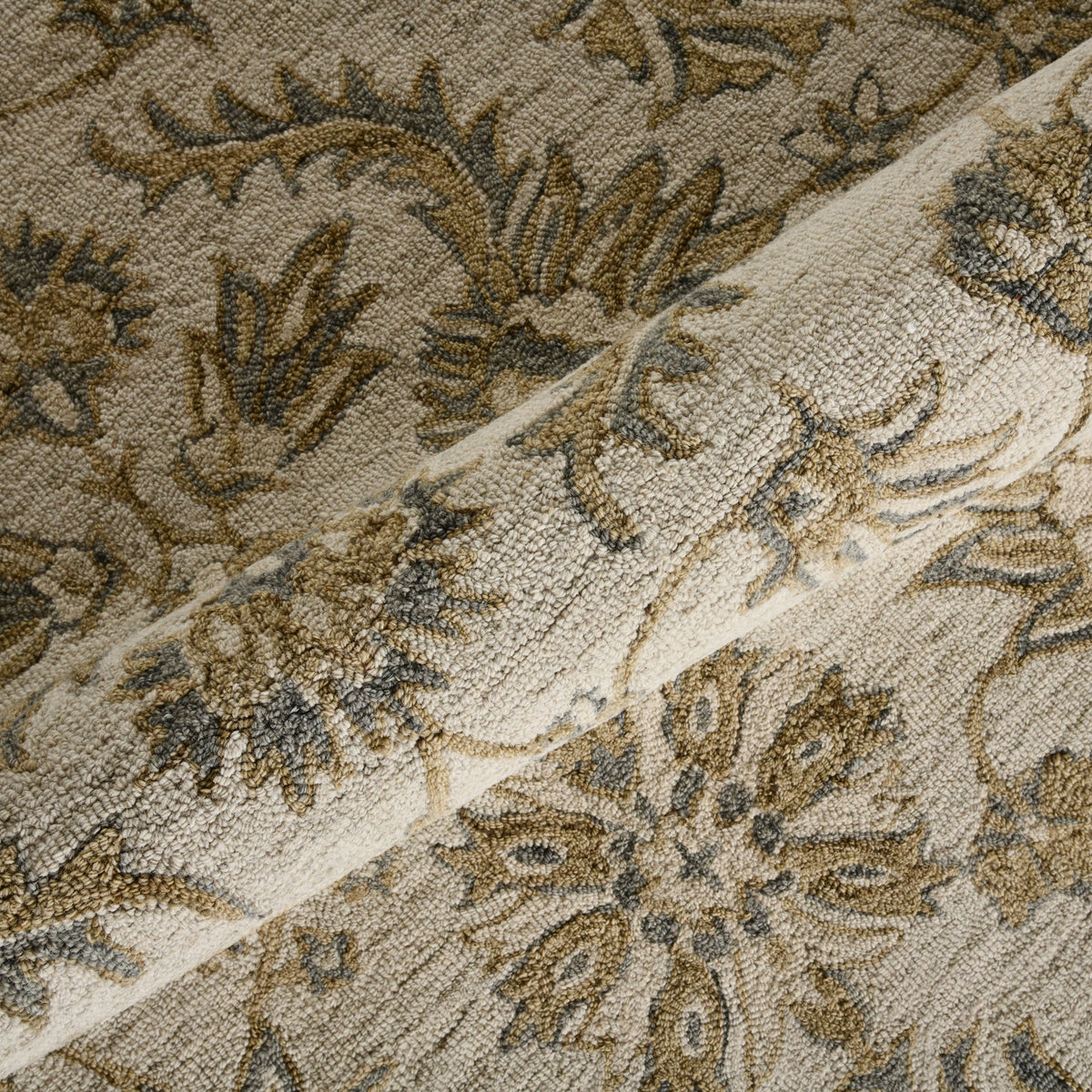 Saraswati Global Rug Luxury Handcrafted Area Rug - 8x10, Premium New Zealand Wool, Anti-Skid & Anti Slip Cotton Backing Carpet , Ideal for Bedroom, Living Room, and Dining Room, Kids Room, Office Saraswati Global