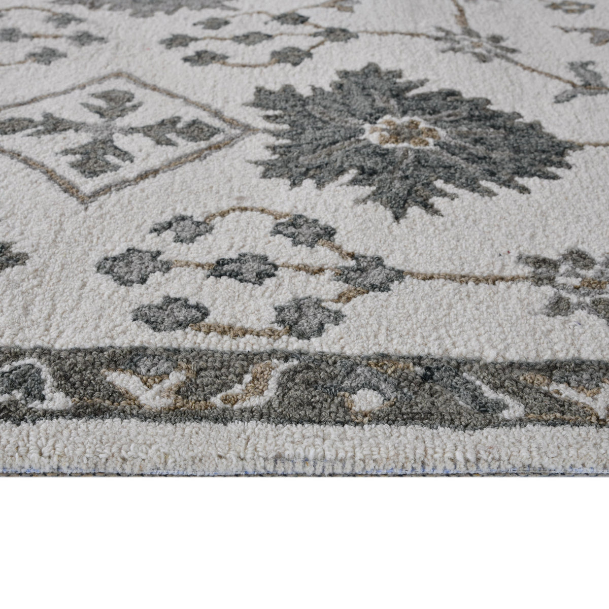 Saraswati Global Rug, Wool Area Rug, Vibrant And Luxurius Rug, 8x10 Feet, Anti Slip & Anti Skid Baking Carpet, Modern Rug, Ideal for Bedroom, Living Room, and Dining Room, Kids Room, Office Rug. Saraswati Global