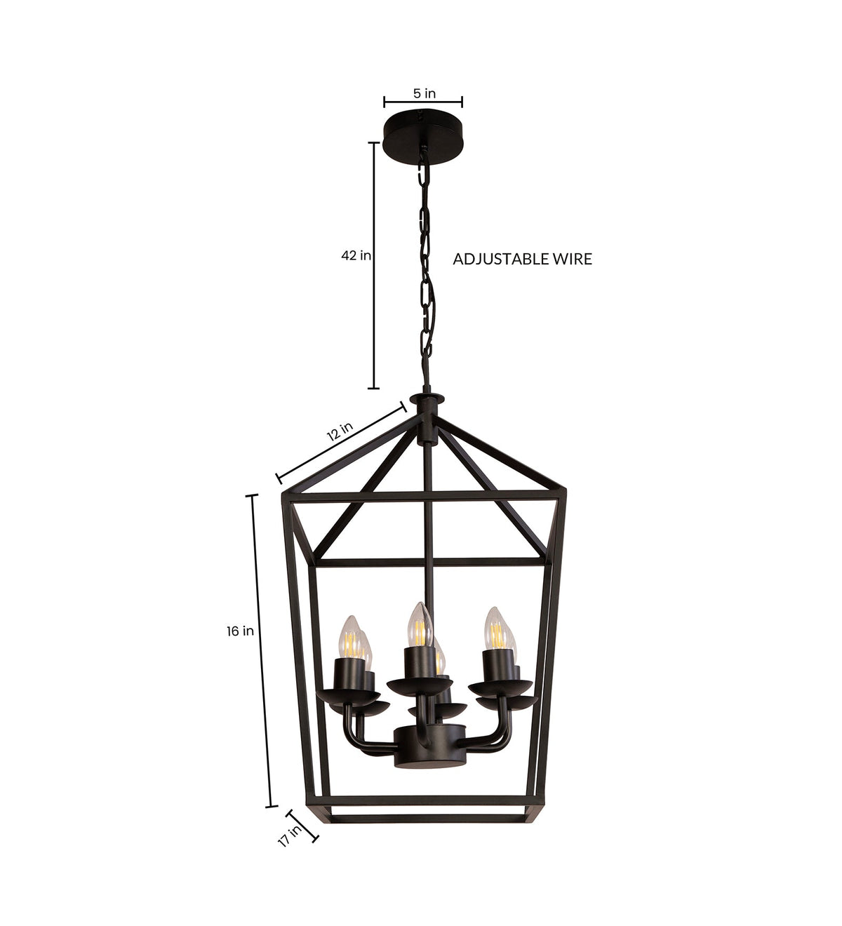 Velsa 6Lt Chandelier By Shoppeefry Shoppeefry